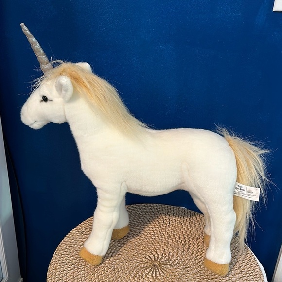 Wizarding World Harry Potter White Unicorn 17” & Hagrid’s Dog Fang 13” Plush - Picture 4 of 8